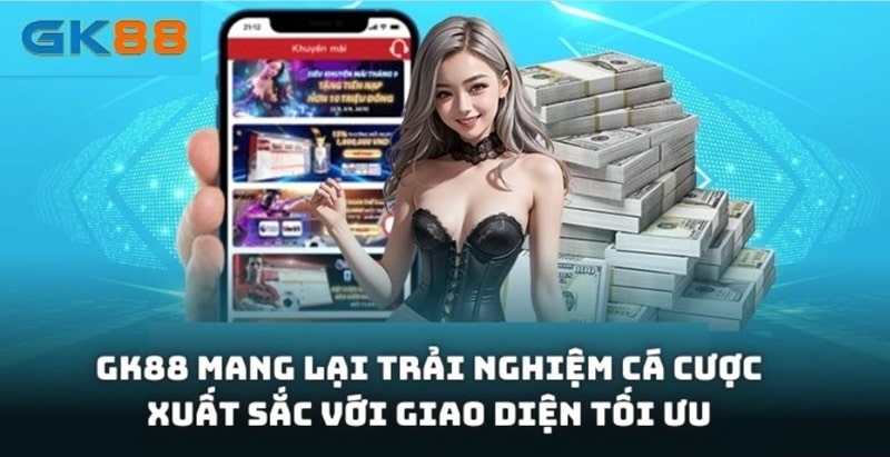 Trang chủ 6 GK 88 mang lại trải nghiệm cá cược xuất sắc với giao diện tối ưu