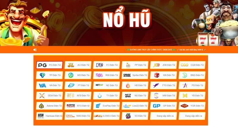 Nền tảng nổ hũ GK88 hấp dẫn mọi tín đồ cá cược