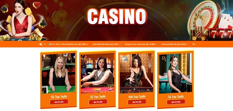 Casino GK88 là một thương hiệu sòng bạc uy tín hàng đầu